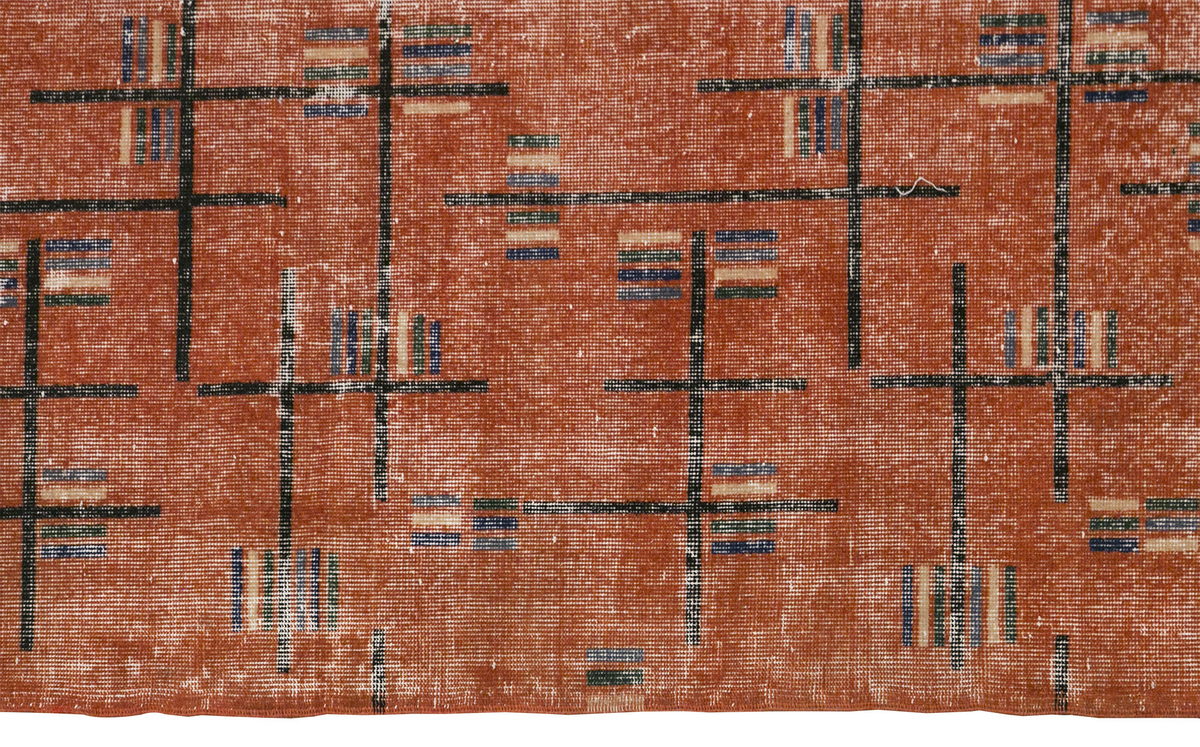 Vintage Large Rug,  5'8" x 9" feet / 173 x 268 cm