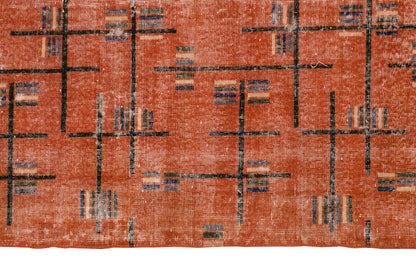 Vintage Large Rug,  5'8" x 9" feet / 173 x 268 cm