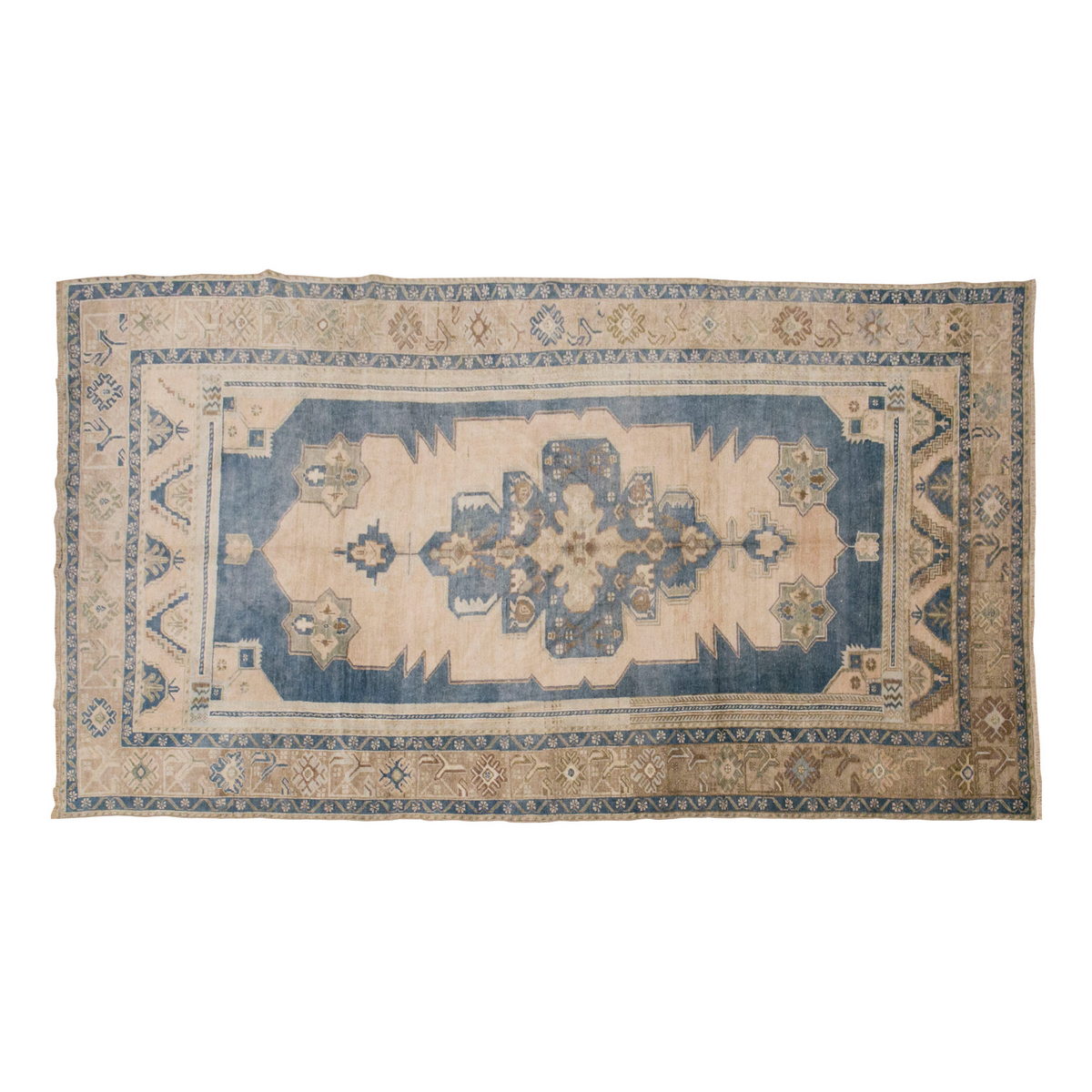 Vintage Large Rug,  5'9" x 10'7" feet / 174 x 322 cm