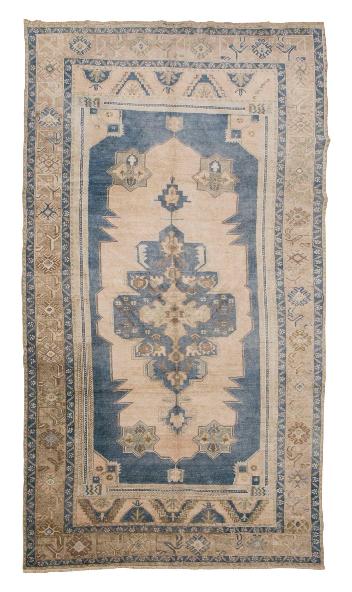 Vintage Large Rug,  5'9" x 10'7" feet / 174 x 322 cm