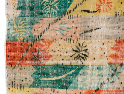 Vintage Large Rug,  6" x 8'7" feet / 180 x 262 cm