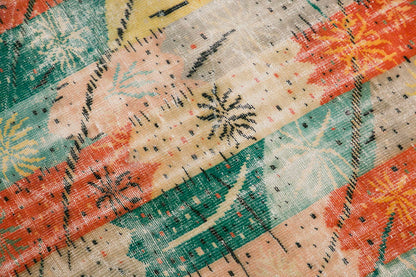 Vintage Large Rug,  6" x 8'7" feet / 180 x 262 cm
