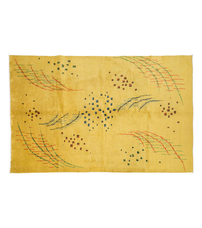 Vintage Large Rug,  6'4" x 10'2" feet / 192 x 310 cm