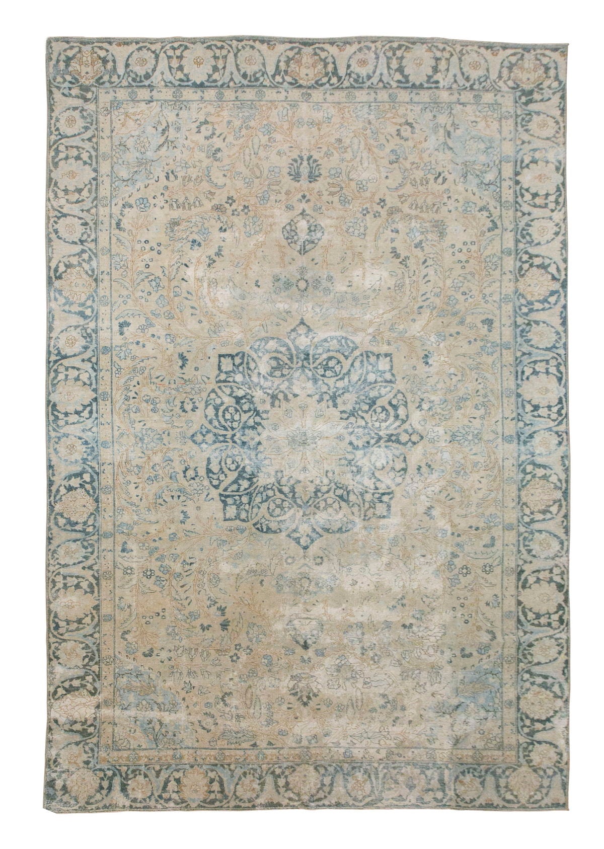 Vintage Large Rug, 10'7" x 15'4" feet / 322 x 468 cm
