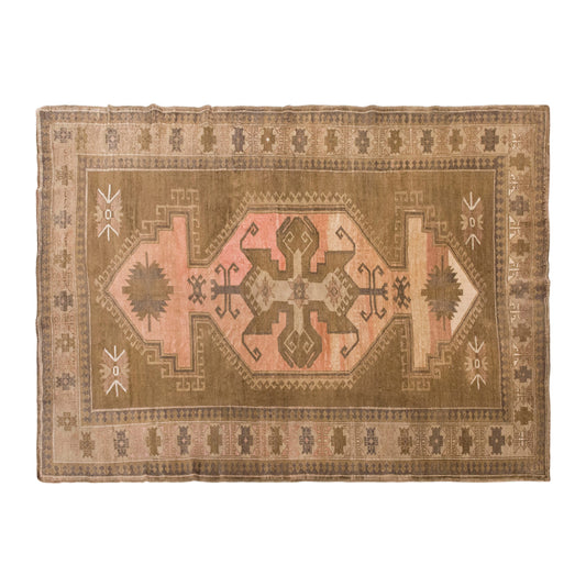 Vintage Large Rug, 196 x 263 cm / 6.4 x 8.6 ft