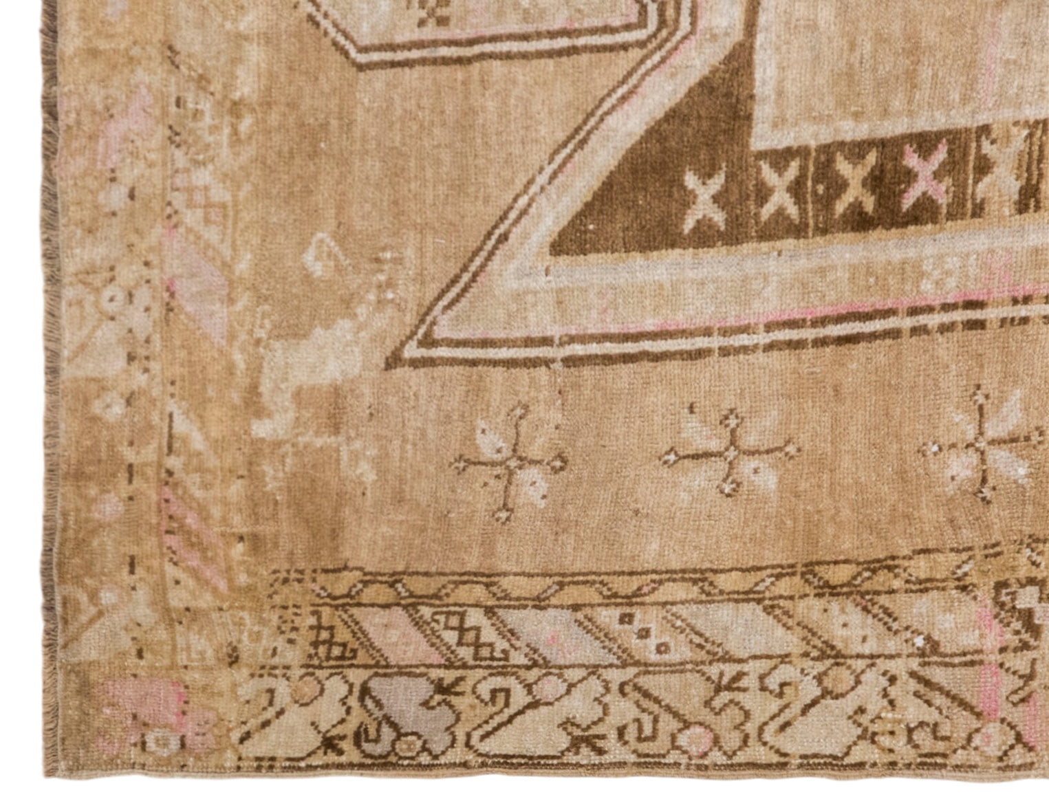 Vintage Large Rug, 200 x 365 cm / 6.6 x 12 ft