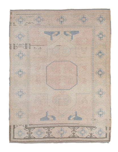 Vintage Large Rug, 6" x 9" feet / 182 x 272 cm