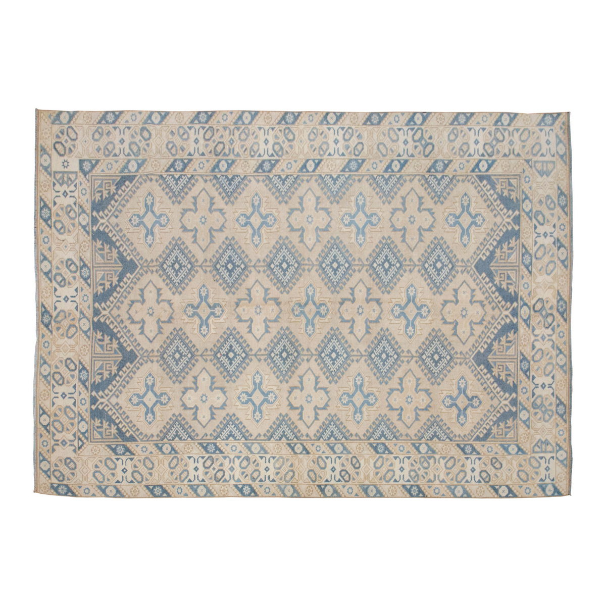 Vintage Large Rug, 6'6" x 9'7" feet / 198 x 292 cm
