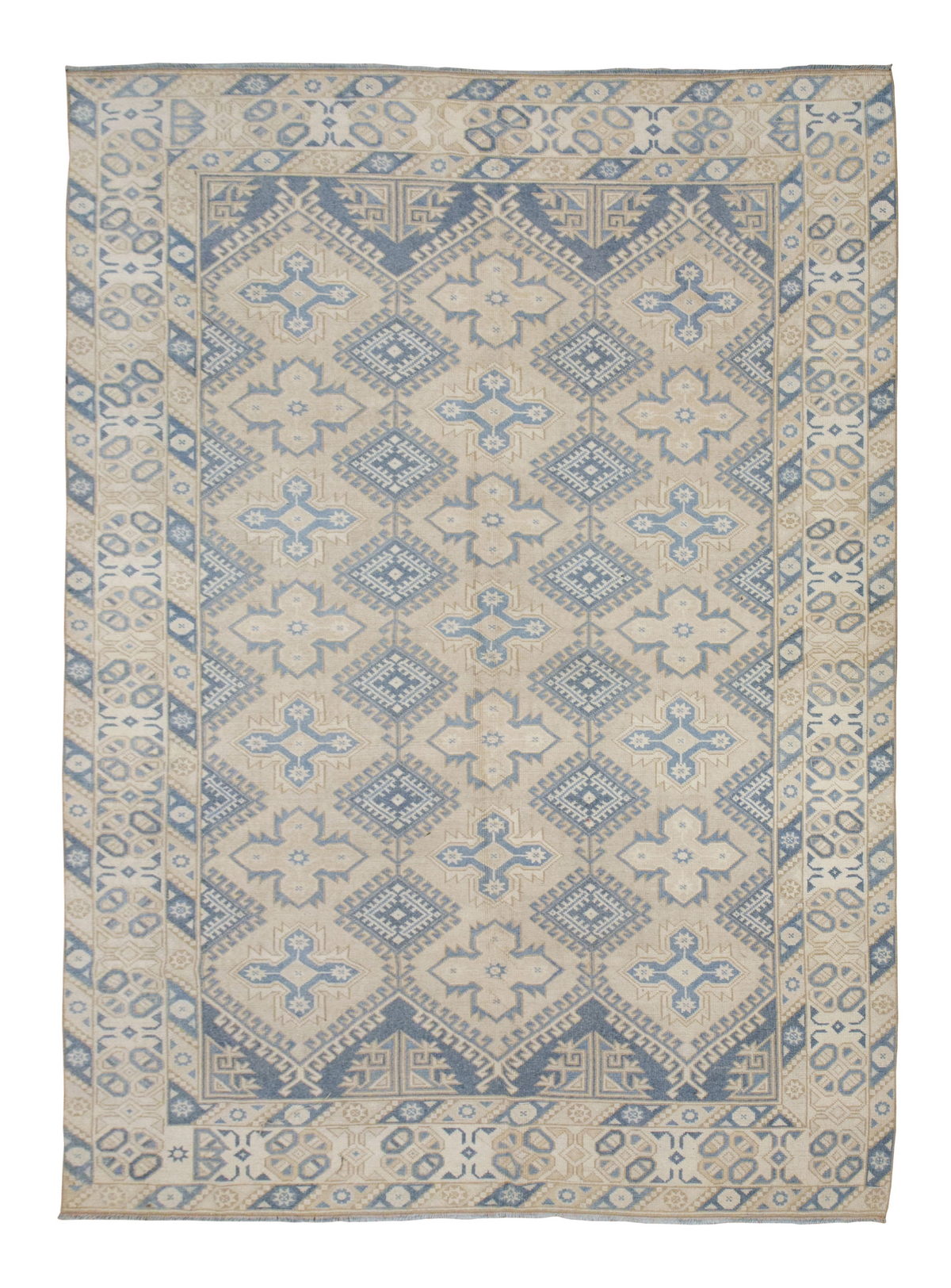 Vintage Large Rug, 6'6" x 9'7" feet / 198 x 292 cm