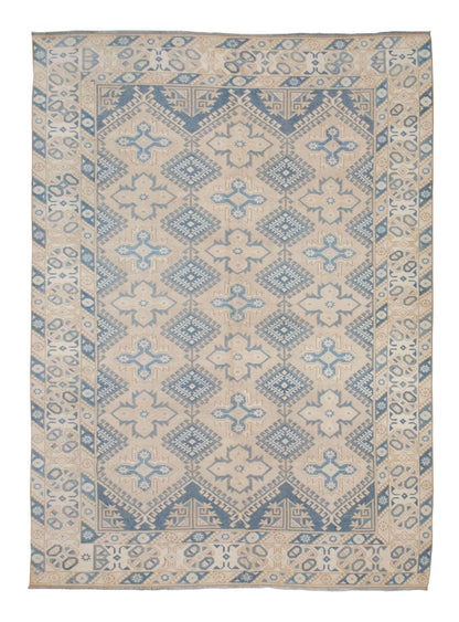 Vintage Large Rug, 6'6" x 9'7" feet / 198 x 292 cm