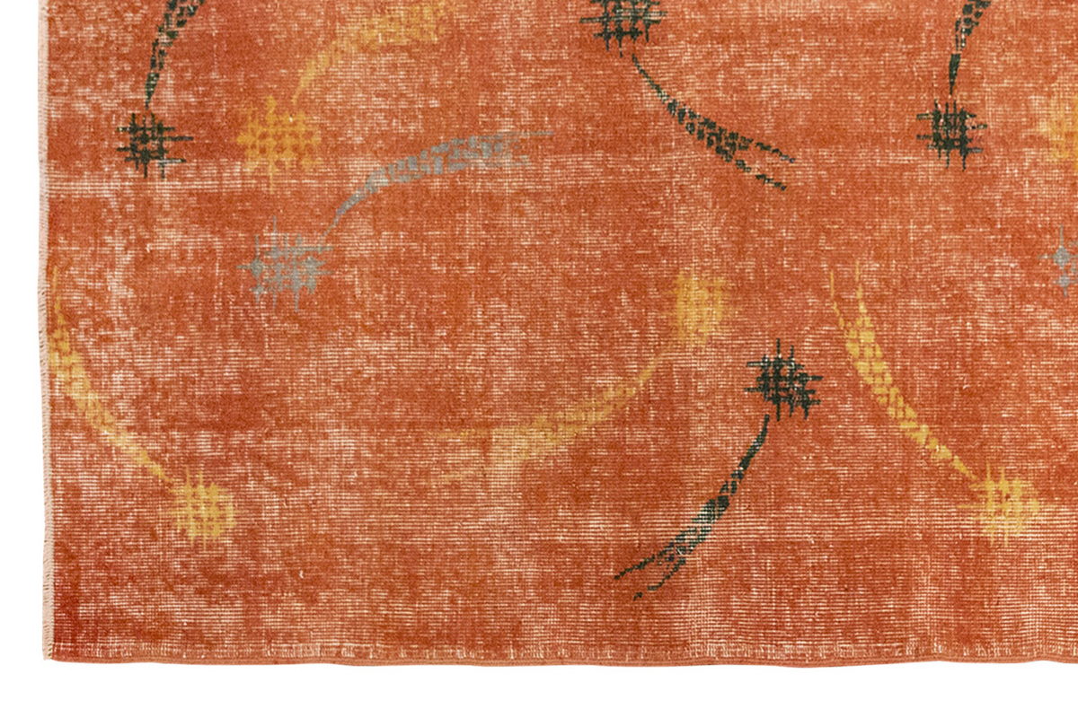 Vintage Large Rug, Oushak Area Rug 4'11" x 8'2" feet 150 x 250 cm