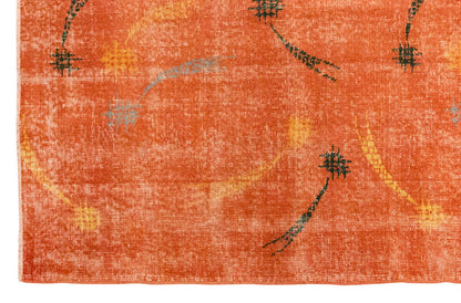 Vintage Large Rug, Oushak Area Rug 4'11" x 8'2" feet 150 x 250 cm