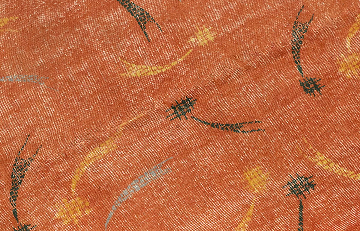 Vintage Large Rug, Oushak Area Rug 4'11" x 8'2" feet 150 x 250 cm