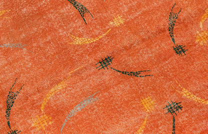 Vintage Large Rug, Oushak Area Rug 4'11" x 8'2" feet 150 x 250 cm