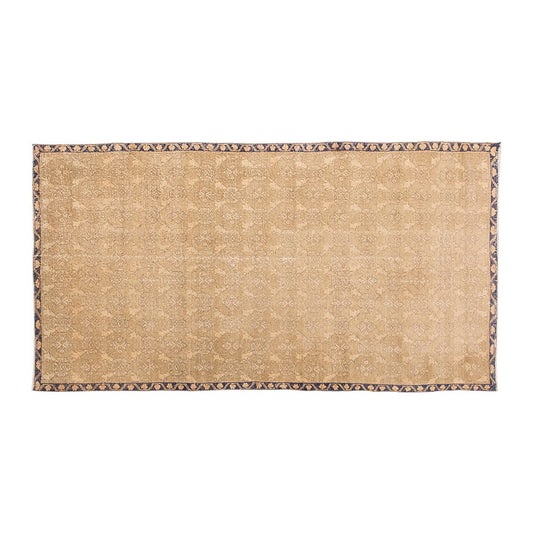 Vintage Large Rug, Oushak Area Rug 4'6" x 9'10" feet 138 x 300 cm