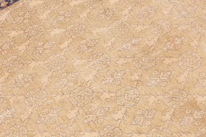Vintage Large Rug, Oushak Area Rug 4'6" x 9'10" feet 138 x 300 cm