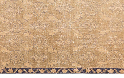 Vintage Large Rug, Oushak Area Rug 4'6" x 9'10" feet 138 x 300 cm