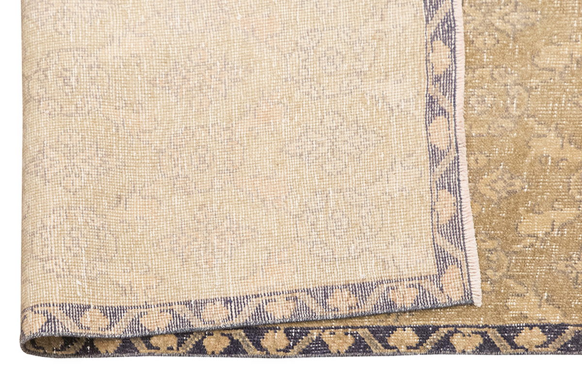 Vintage Large Rug, Oushak Area Rug 4'6" x 9'10" feet 138 x 300 cm
