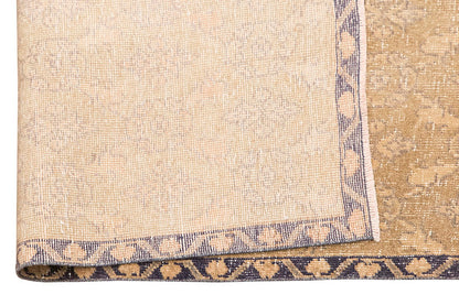 Vintage Large Rug, Oushak Area Rug 4'6" x 9'10" feet 138 x 300 cm