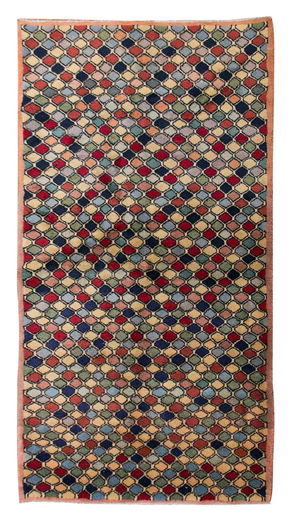 Vintage Large Rug, Oushak Area Rug 4'9" x 9'5" feet 144 x 286 cm