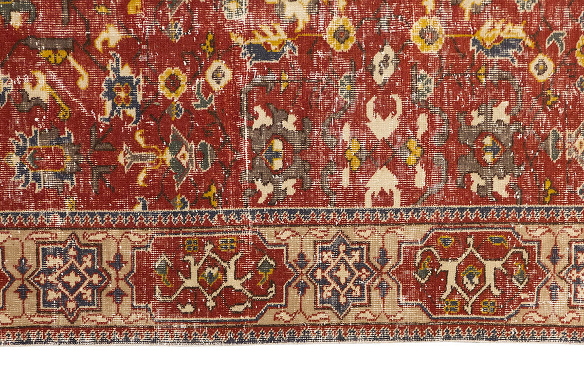 Vintage Large Rug, Oushak Area Rug 5' x 7'10" feet 152 x 240 cm