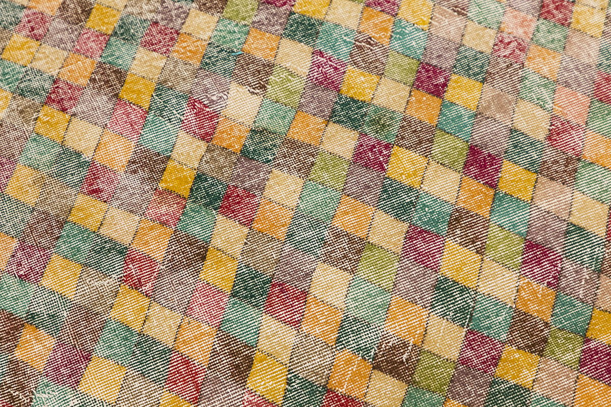 Vintage Large Rug, Oushak Area Rug 5' x 7'5" feet 152 x 225 cm