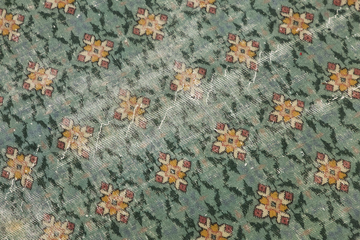 Vintage Large Rug, Oushak Area Rug 5' x 8'4" feet 152 x 254 cm