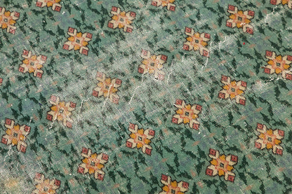 Vintage Large Rug, Oushak Area Rug 5' x 8'4" feet 152 x 254 cm