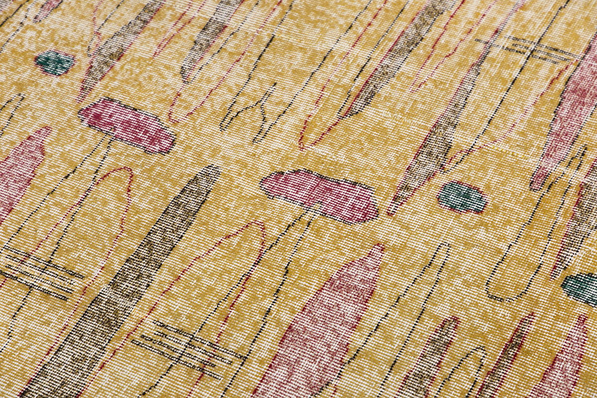 Vintage Large Rug, Oushak Area Rug 5'1" x 8'8" feet 156 x 265 cm