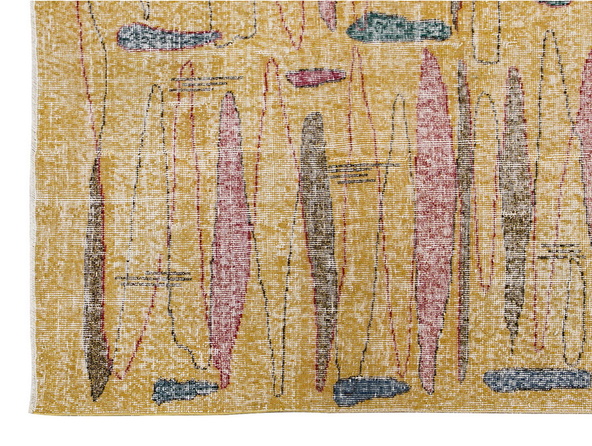 Vintage Large Rug, Oushak Area Rug 5'1" x 8'8" feet 156 x 265 cm