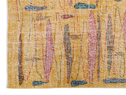 Vintage Large Rug, Oushak Area Rug 5'1" x 8'8" feet 156 x 265 cm