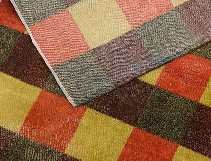 Vintage Large Rug, Oushak Area Rug 5'1" x 8'9" feet 155 x 267 cm
