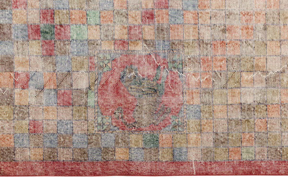 Vintage Large Rug, Oushak Area Rug 5'10" x 9'9" feet 177 x 296 cm