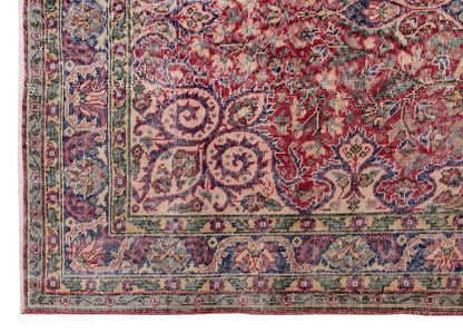 Vintage Large Rug, Oushak Area Rug 5'2" x 8'9" feet 158 x 267 cm