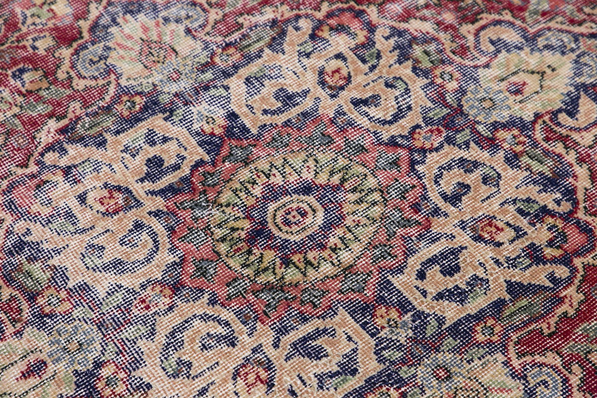 Vintage Large Rug, Oushak Area Rug 5'2" x 9'3" feet 157 x 282 cm