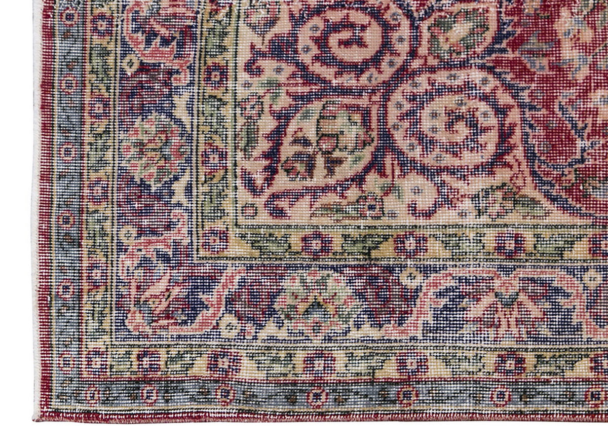 Vintage Large Rug, Oushak Area Rug 5'2" x 9'3" feet 157 x 282 cm