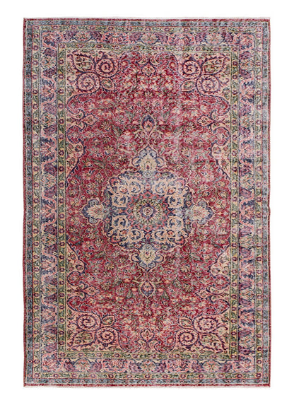 Vintage Large Rug, Oushak Area Rug 5'2" x 9'3" feet 157 x 282 cm