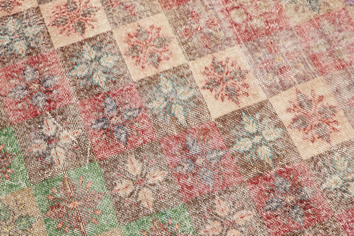 Vintage Large Rug, Oushak Area Rug 5'3" x 9'1" feet 160 x 277 cm