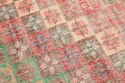 Vintage Large Rug, Oushak Area Rug 5'3" x 9'1" feet 160 x 277 cm