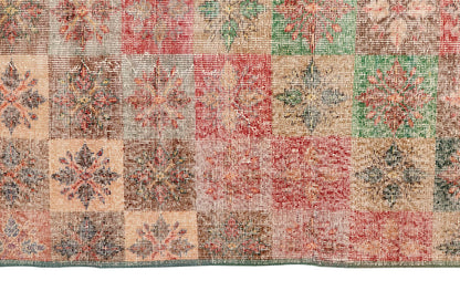 Vintage Large Rug, Oushak Area Rug 5'3" x 9'1" feet 160 x 277 cm