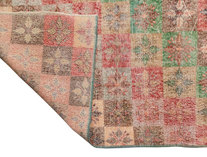 Vintage Large Rug, Oushak Area Rug 5'3" x 9'1" feet 160 x 277 cm