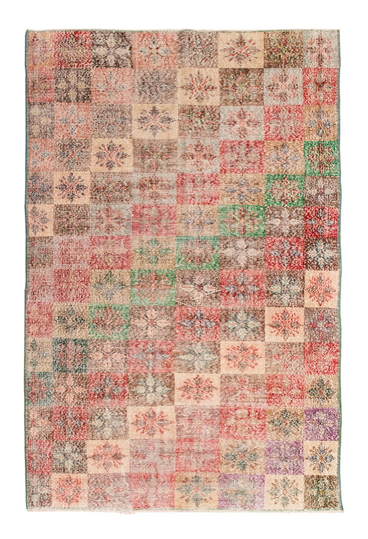 Vintage Large Rug, Oushak Area Rug 5'3" x 9'1" feet 160 x 277 cm