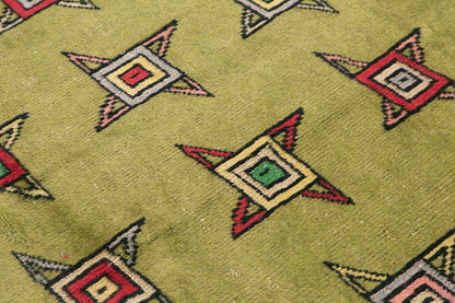 Vintage Large Rug, Oushak Area Rug 5'5" x 8'11" feet 166 x 272 cm