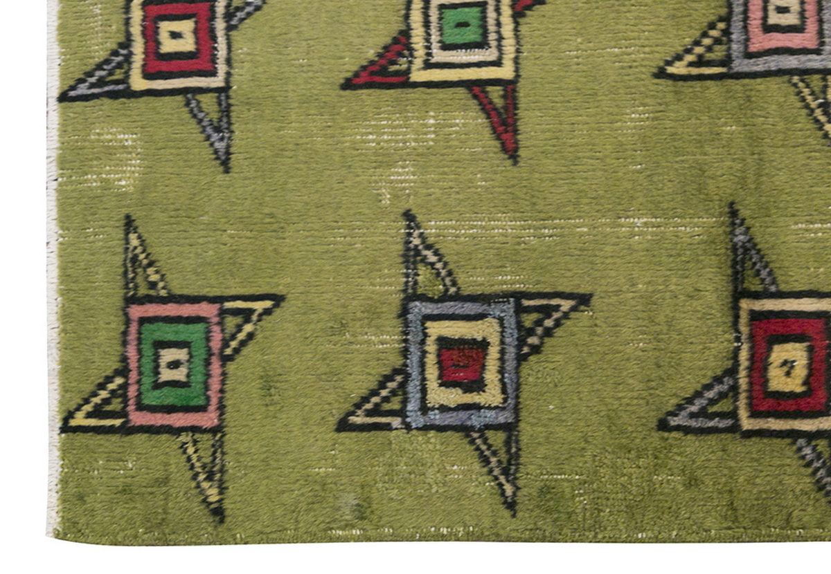 Vintage Large Rug, Oushak Area Rug 5'5" x 8'11" feet 166 x 272 cm