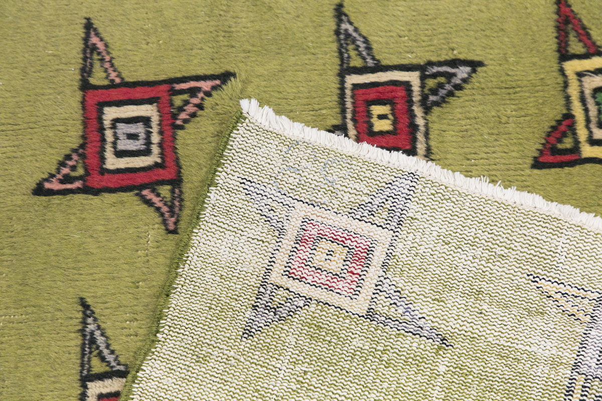 Vintage Large Rug, Oushak Area Rug 5'5" x 8'11" feet 166 x 272 cm