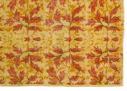 Vintage Large Rug, Oushak Area Rug 5'6" x 8'6" feet 167 x 260 cm