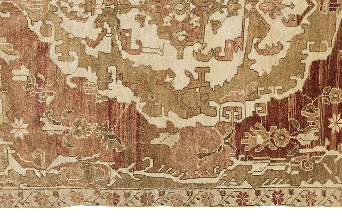 Vintage Large Rug, Oushak Area Rug 5'7" x 8'8" feet 170 x 265 cm