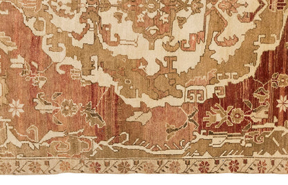 Vintage Large Rug, Oushak Area Rug 5'7" x 8'8" feet 170 x 265 cm