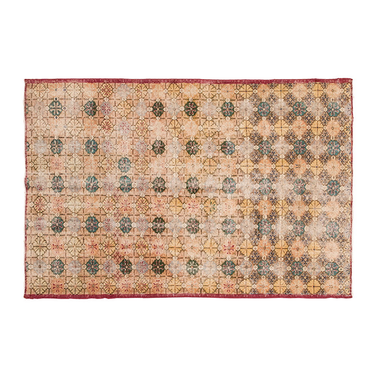 Vintage Large Rug, Oushak Area Rug 5'9" x 9'2" feet 175 x 280 cm