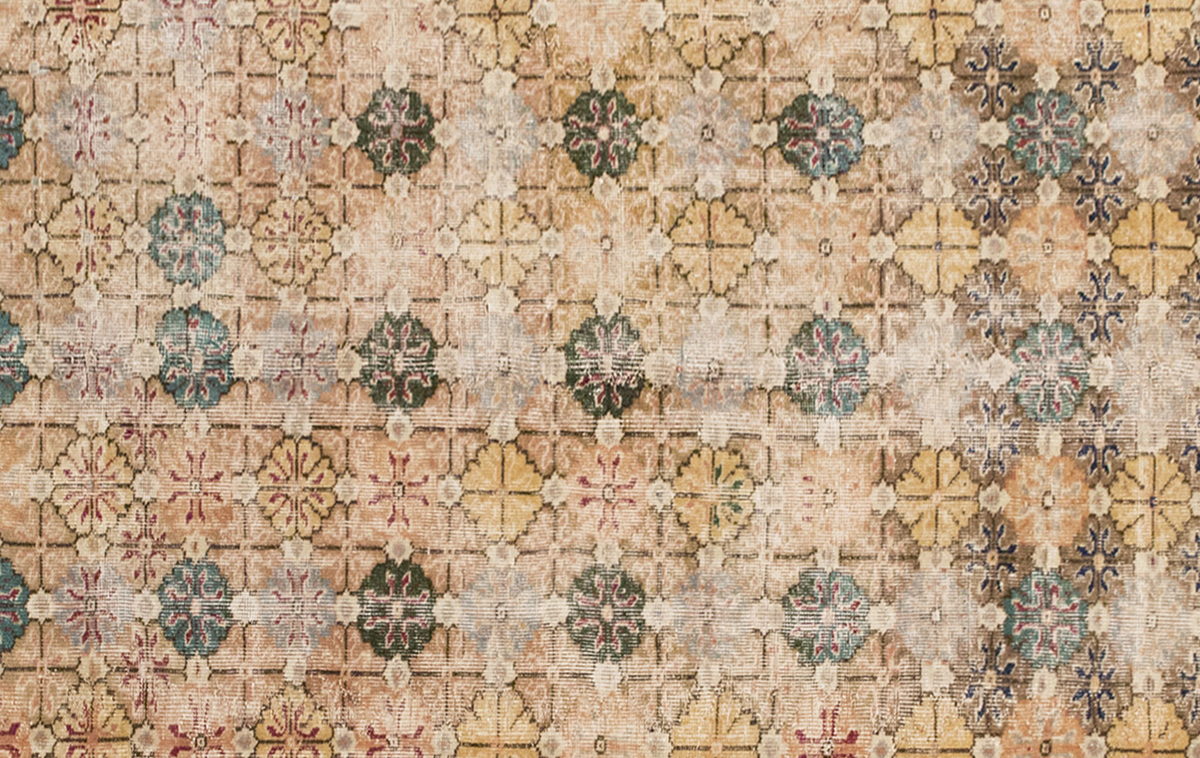 Vintage Large Rug, Oushak Area Rug 5'9" x 9'2" feet 175 x 280 cm